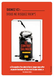 Le contrat Salinger d'Adam Langer