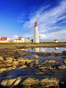 Québec maritine, le phare Pointe Peres