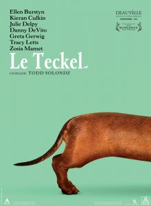 Affiche du film "Le Teckel" de Todd Solondz… À réserver pour ceux qui n'aiment pas les chiens !