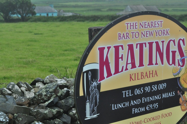 À Kilbaha comme partout en Irlande, l'humour est de rigueur ! ©Judith Lossmann