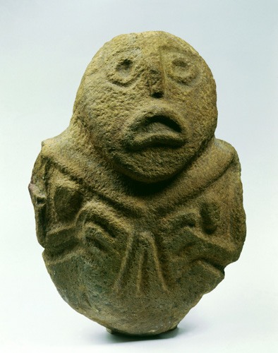 Les sculptures des "dieux poissons" à Lepenski Vir