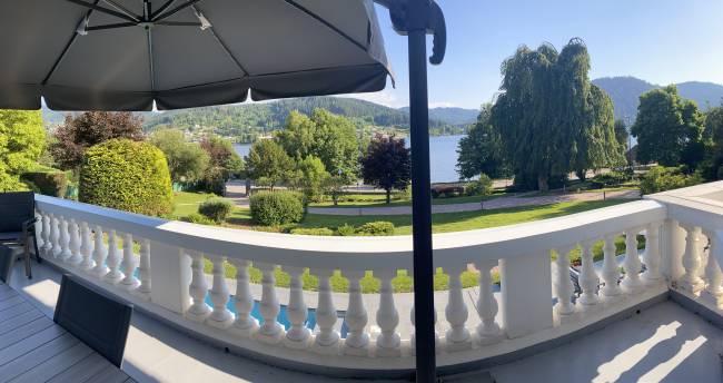 terasse de la villa concorde à Gérardmer