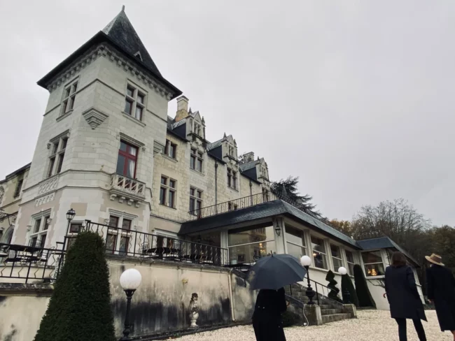 Facade du chateau Le Prieuré