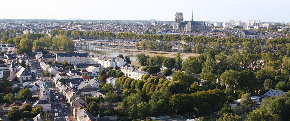 Orléans vu du ciel.